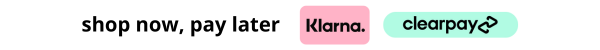 Shop now, pay later with: Klarna. Clearpay.
