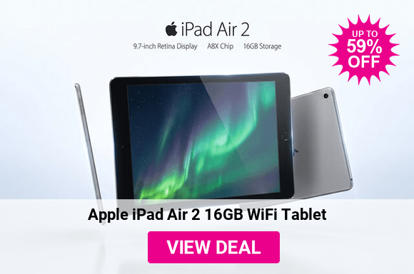 £69 instead of £169 for a Apple iPad Air 2 16GB WiFi Tablet from Hate My Phone - save 59%