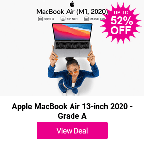 £389 instead of £816.06 for a Refurbished Apple MacBook Air 13-inch 2020 Laptop from CRS - save 52%