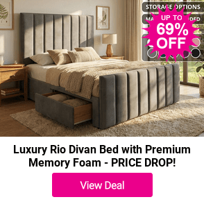 From £89 instead of £290 for a Rio Divan Bed with Memory Foam Mattress from Cloud 9YN Ltd — save up to 69%