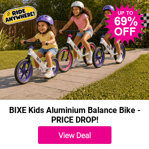 £37 instead of £75 for a BIXE Kids Ultra-Light Balance Bike from Price Outlet - save 60%