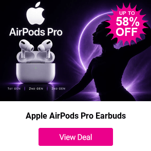 From £74.99 instead of £178 for a Apple AirPods Pro 1st, 2nd or 3rd Generation Earbuds from AIO Distribution Ltd - save up to 58%