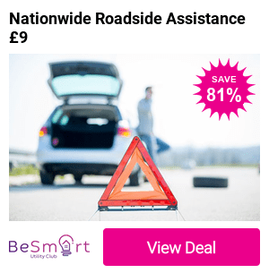 12-month nationwide roadside assistance breakdown cover from Be Smart Holdings - save 81%