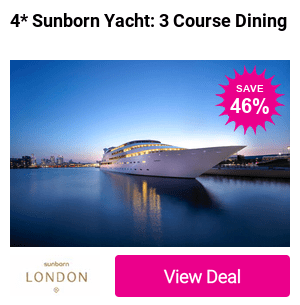 Luxury 3-Course Dining & Prosecco For 2 at The Lands End Restaurant, Sunborn Yacht Hotel - Options Include Ribeye Steak, Seabass & More: Indulge in an unforgettable culinary experience and Save 53%