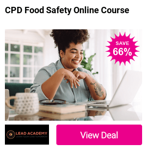 CPD Accredited Level-3 Food Hygiene and Safety Online Course from Lead Academy - Enhance your food safety knowledge and save 69%