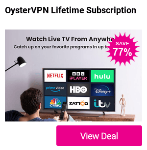 OysterVPN Lifetime Subscription for Up to 5 Devices - save 47%
