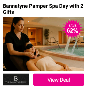 Save up to 59% on a Bannatyne Relaxing Spa Day with a Choice of 3 Treatments, Full Day Spa Access, Eye Mask & Take Home Bath Salts Gift. Indulge and enjoy at a choice of 35 UK-Wide Locations