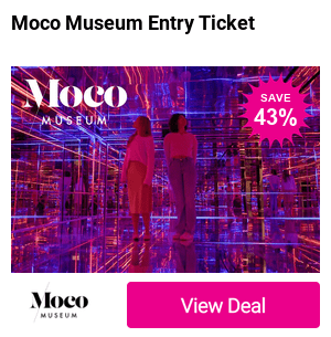 Save up to 37% and enjoy over 100 modern, contemporary, digital and immersive works of art with an entry ticket to Moco Museum, London including works by Warhol, Banksy & more!  Choose between child, adult and family tickets