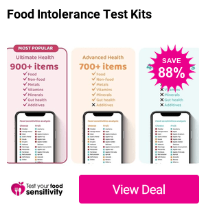 Save up to 89% on a basic, advanced on ultimate food sensitivity test including food and non-food items