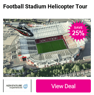 Save 25% on an All Stars Stadium Tour Experience from Adventure 001 - choose from 12 UK locations