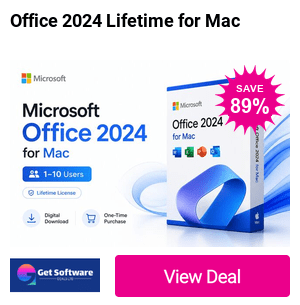 Lifetime access to Microsoft Office 2024 with 1–10 user licence options - Word, Excel, PowerPoint, Outlook for Mac compatibility – save 89%