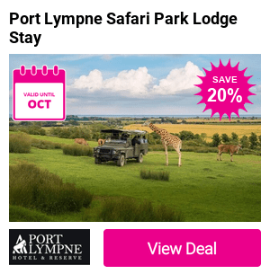 1, 2 or 3-night glamping safari tent experience for up to 8 with day admission to both Port Lympne Reserve and Howletts Wild Animal Park for the full duration of the stay, plus access to Port Lympne’s Safari Truck – save up to 25% at Port Lympne Reserve.