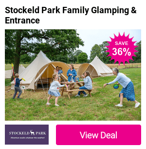 One or two-night glamping stay for 2-4 at Stockeld Park, North Yorkshire, with access to the adventure park – Experience family fun, activities and savings of up to up to 36%