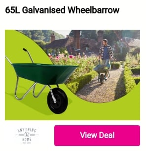 65L Galvanised Wheelbarrow 
