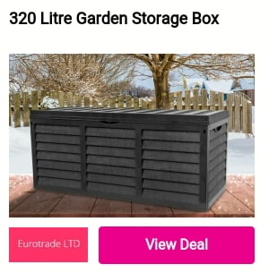 320 Llitre Garden Storage Box 