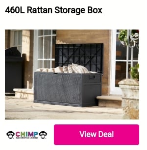460L Rattan Storage Box 