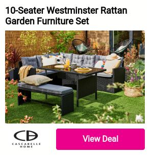 10-Seater Rattan Garden Furniture 