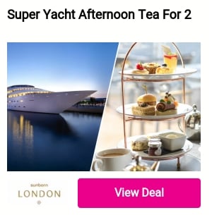 Super Yacht Afternoon Tea For 2 59 