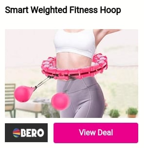 Smart Weighted Fitness Hoop . 