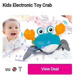 Kids Electronic Toy Crab 