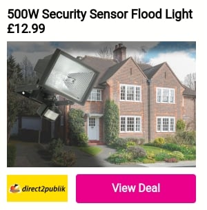 500W Security Sensor Flood Light 12.99 direct2publik 