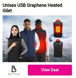 Unisex USB Graphene Heated Gilet 