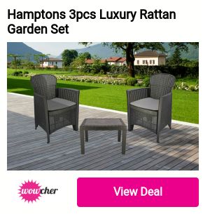 Hamptons 3pcs Luxury Rattan Garden Set 