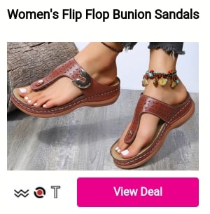 Women's Flip Flop Bunion Sandals 