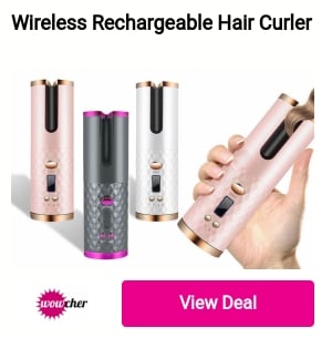 Wireless Rechargeable Hair Curler w4 ,:"c 4 - 