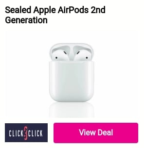Sealed Apple AlrPods 2nd Generation CLickfeLick View Deal 
