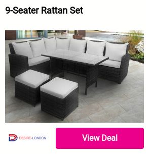 9-Seater Rattan Set 