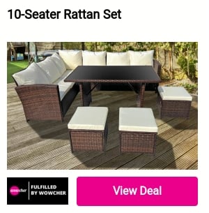 10-Seater Rattan Set 