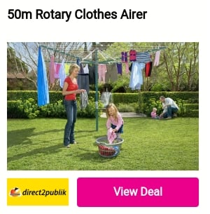 50m Rotary Clothes Airer 