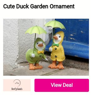 Cute Duck Garden Ornament 