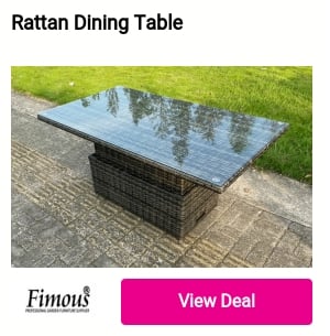 Rattan Dining Table 