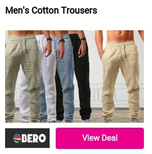 Men's Cotton Trousers 