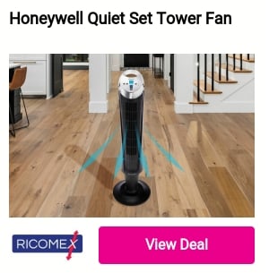 Honeywell Quiet Set Tower Fan 7 Y - 