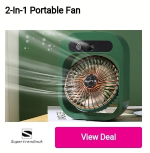 2-In-1 Portable Fan 