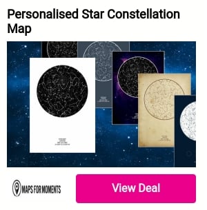 Personalised Star Constellation Map 