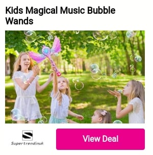 Kids Magical Music Bubble Wands 