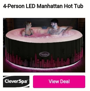 4-Person LED Manhattan Hot Tub 