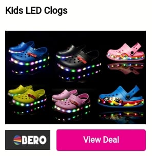Kids LED Clogs 