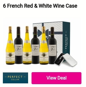 6 French Red White Wine Case 