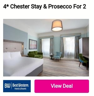 4* Chester Stay Prosecco For 2 