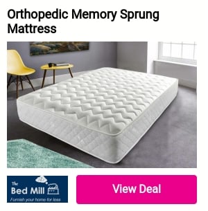 Orthopedic Memory Sprung Mattress Bed Mil L 