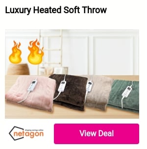 Luxury Heated Soft Throw 