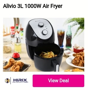 Alivio 3L 1000W Alr Fryer 