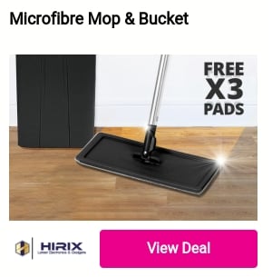 Microfibre Mop Bucket FREE X3 PADS 