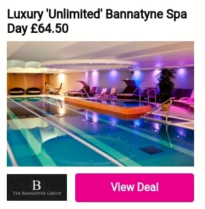 Luxury 'Unlimited' Bannatyne Spa Day 64.50 