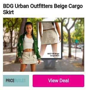BDG Urban Outfitters Belge Cargo Skirt 